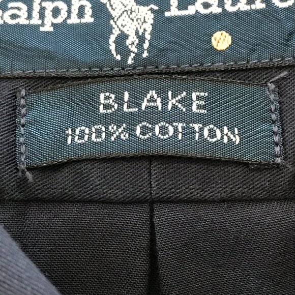 Ralph Lauren Blake Shirt Men XXL Blue Button Down Long Sleeve Preppy Workshirt - Picture 4 of 12